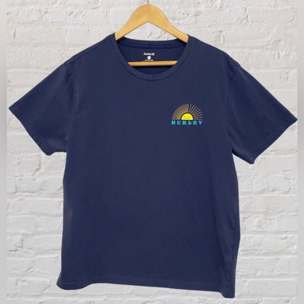 Men’s Blue Hurley Short Sleeve‎ T-Shirt Size Large